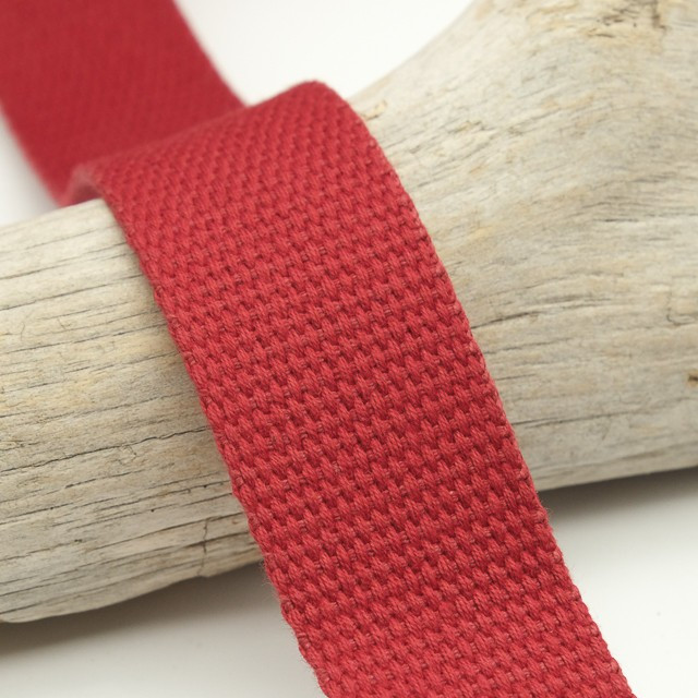 40mm Cotton Strap in Burgundy - Maison Klem
